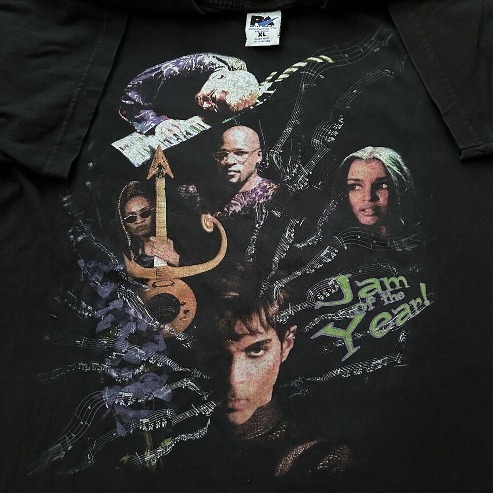 Vintage 1997 Prince Jam Of The Year Representin The Funk Tee T-Shirt XL RARE